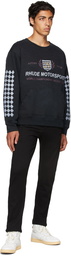 Rhude Black Motor Crest Sweatshirt