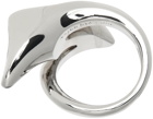 Dries Van Noten Silver Graphic Ring