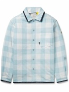 Moncler Genius - 7 Moncler FRGMT Hiroshi Fujiwara Checked Cotton Down Shirt Jacket - Blue