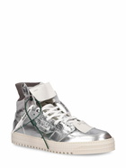 OFF-WHITE - 3.0 Off Court Metallic Leather Sneakers