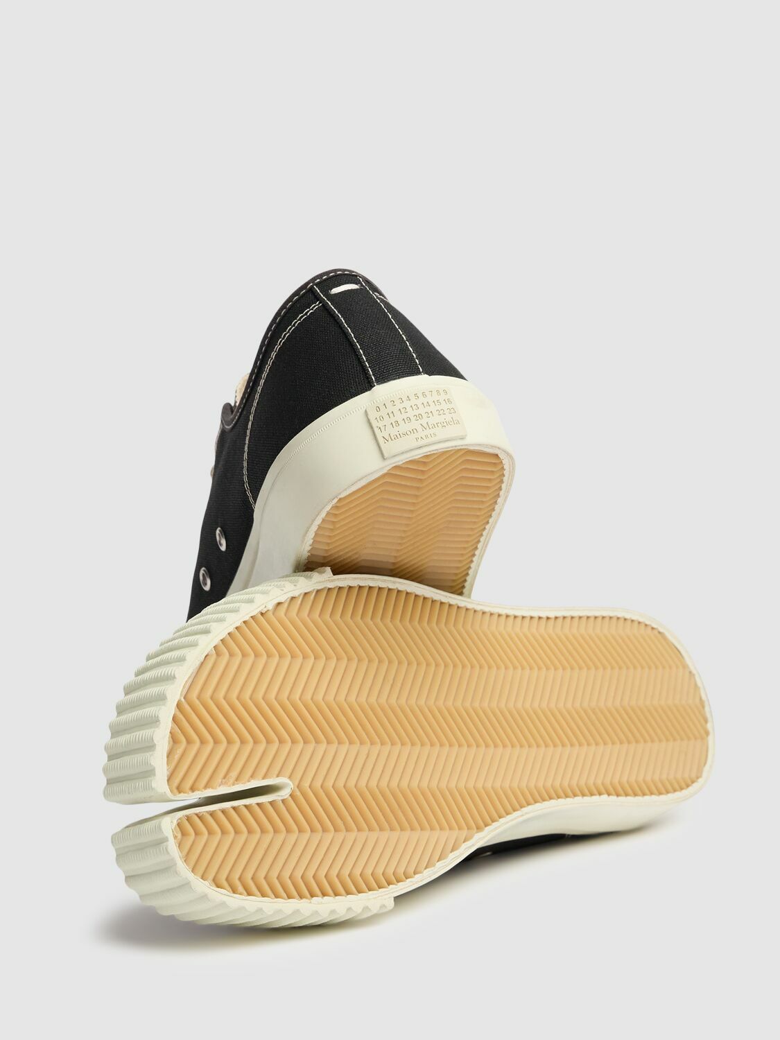 MAISON MARGIELA Tabi Cotton Canvas Low Top Sneakers Maison