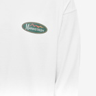 Manastash Men's Long Sleeve Original Logo T-Shirt in White