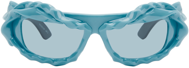 Photo: Ottolinger Blue Twisted Sunglasses