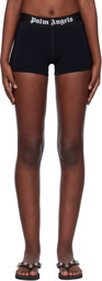 Palm Angels Black Classic Logo Sport Shorts