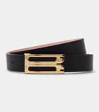 Victoria Beckham Frame leather belt