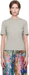 Eckhaus Latta Gray Flip T-shirt