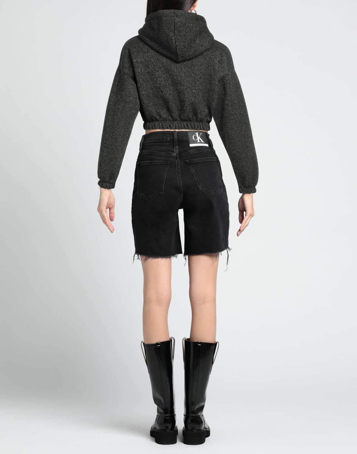 Shoe Womens Sweatshirt in Black