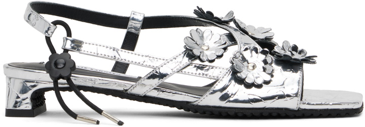 Photo: Cecilie Bahnsen Silver Arna Heeled Sandals