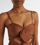 Zimmermann Bow-detail cutout swimsuit