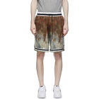 John Elliott Brown and Grey Crash Game Shorts