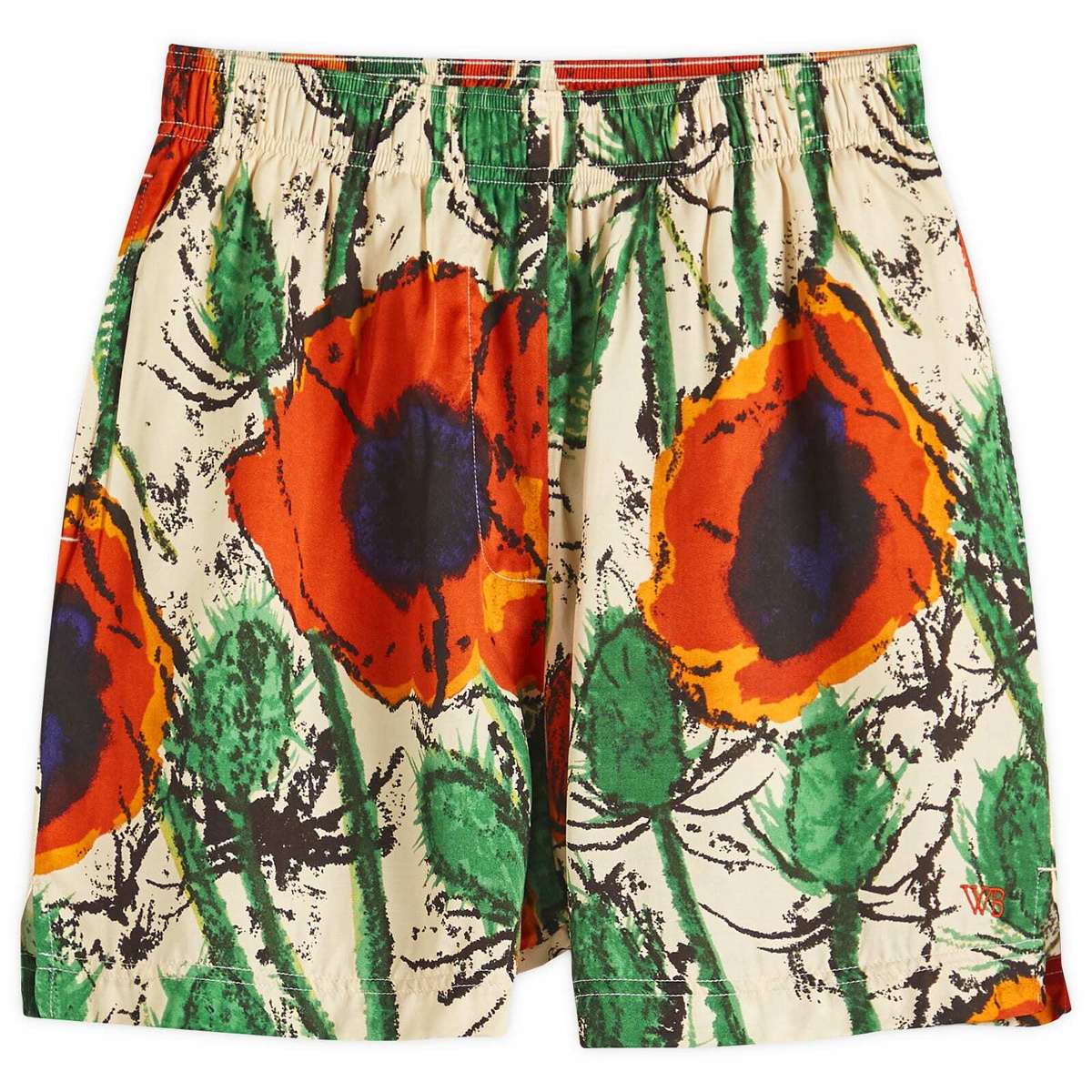 Wales Bonner Women's Ocean Shorts in Poppy Red