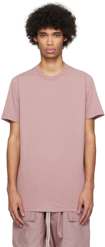 Photo: Rick Owens Pink Level T-Shirt