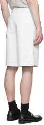 Han Kjobenhavn White Faux-Leather Shorts