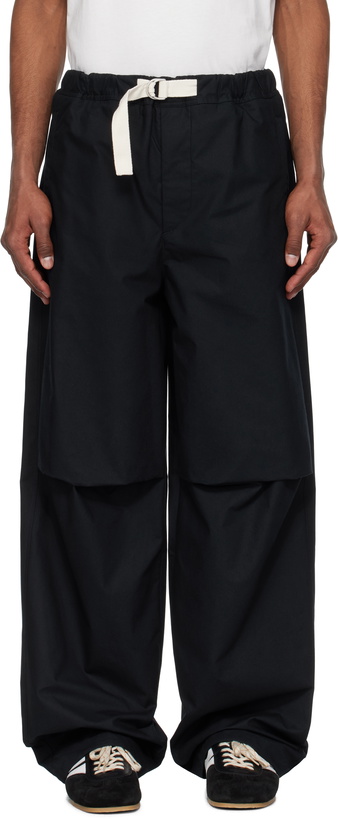 Photo: Jil Sander Navy Belted Trousers