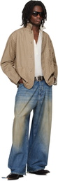 424 Beige Giacca Ale Jacket
