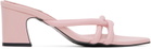 Reike Nen Pink Twisted Heeled Sandals