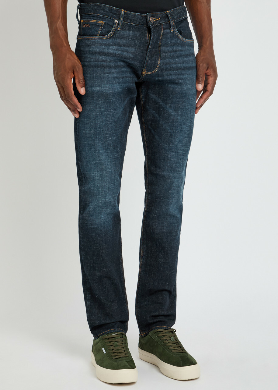 Emporio Armani Slim-leg Jeans Blue