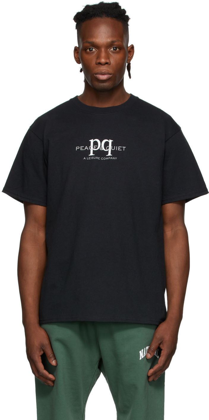 Museum of Peace & Quiet Black 'Leisure Company' T-Shirt