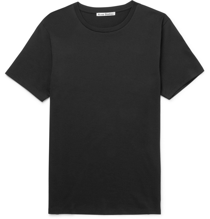 Photo: Acne Studios - Measure Cotton-Jersey T-Shirt - Men - Black