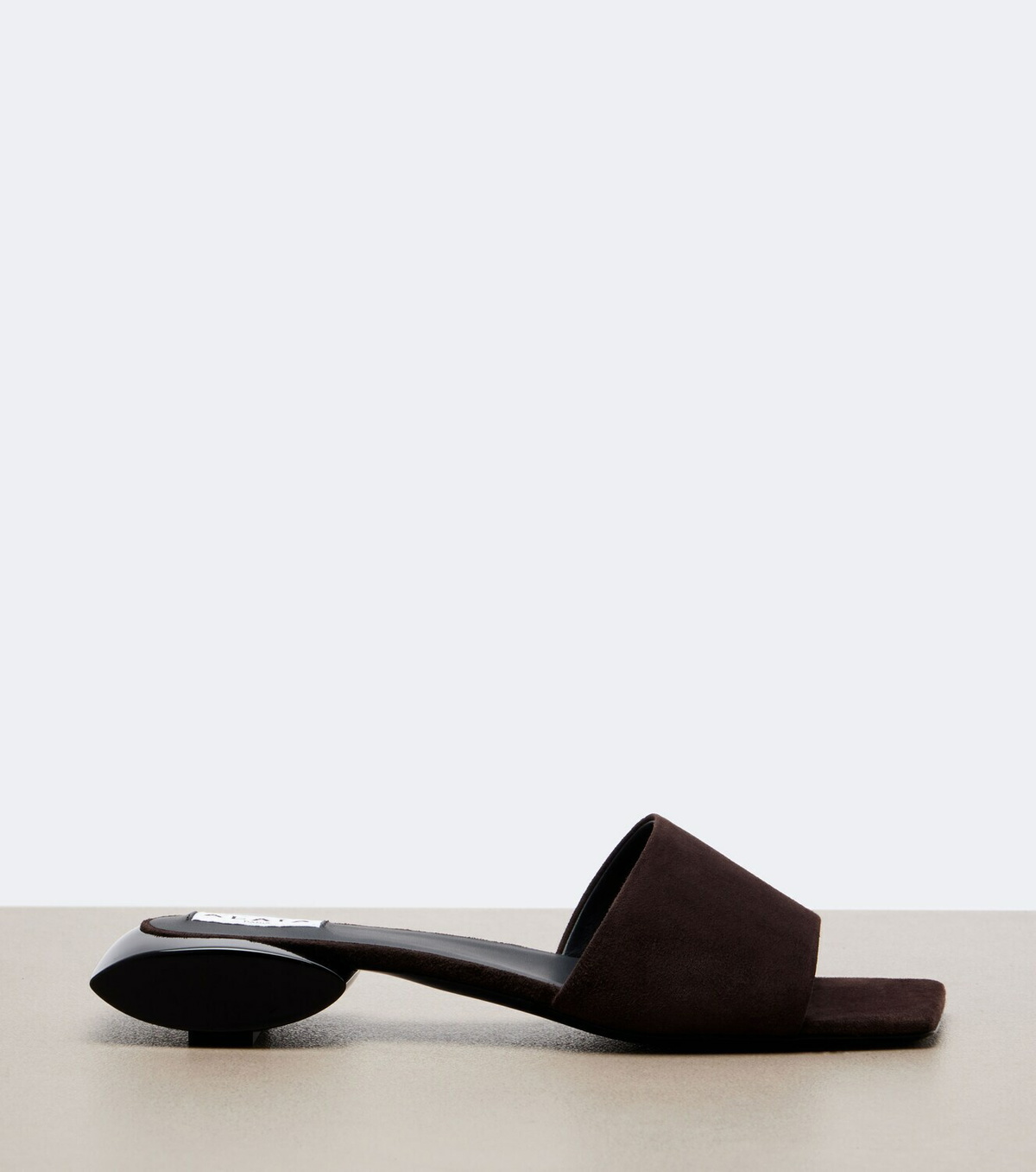 Alaïa Ellipse suede mules