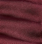 Giorgio Armani - 7.5cm Silk-Faille Tie - Burgundy