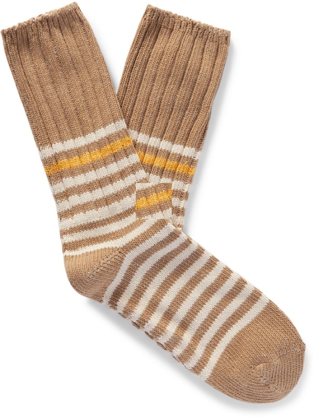 Photo: Thunders Love - Marine Striped Recycled Cotton-Blend Socks