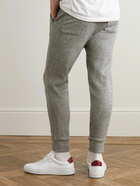 Club Monaco - Tapered Brushed-Jersey Sweatpants - Gray