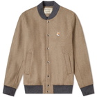 Maison Kitsuné Wool Teddy Jacket