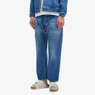 Ordinary Fits Men's 108 Loose Ankle Denim Jeans in Blue