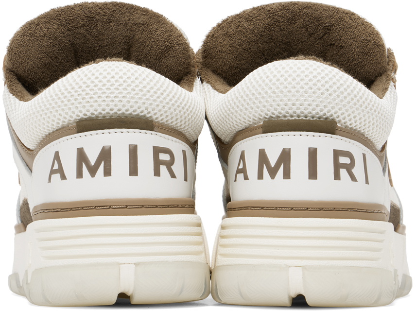 AMIRI White & Brown MA-1 Sneakers