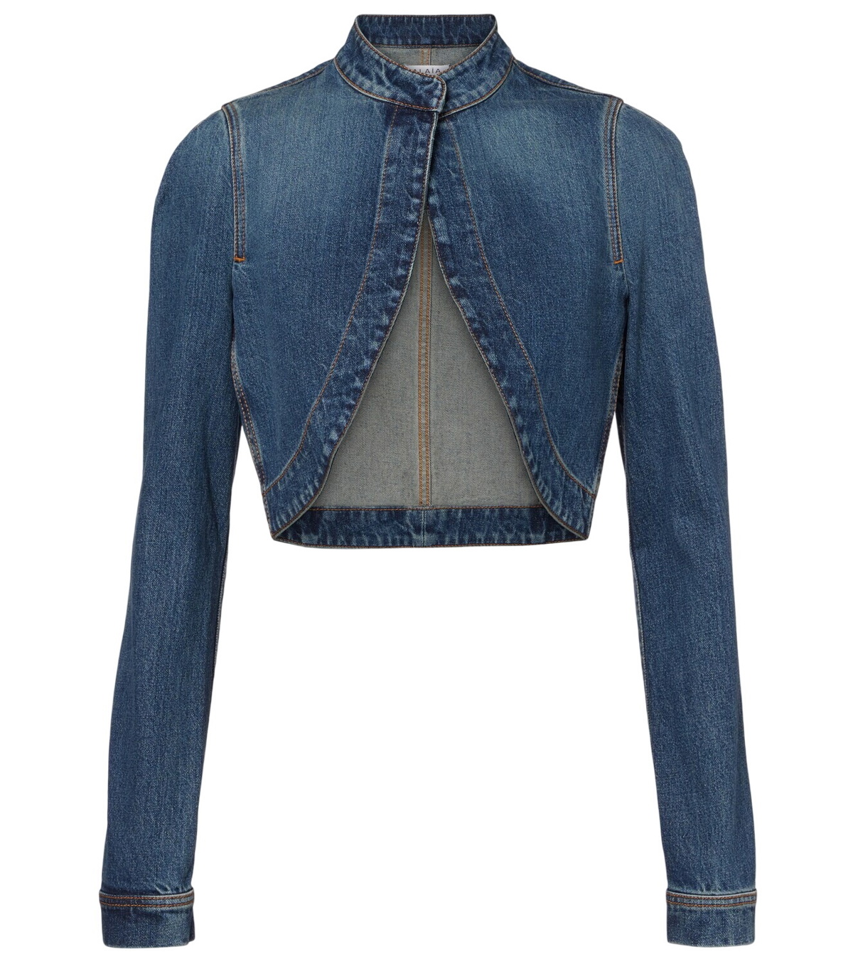 ALAÏA Blue Eyelet Denim Jacket ALAÏA