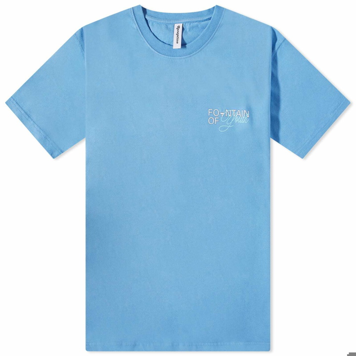 Photo: Reception Men's Youth T-Shirt in Granada Blue