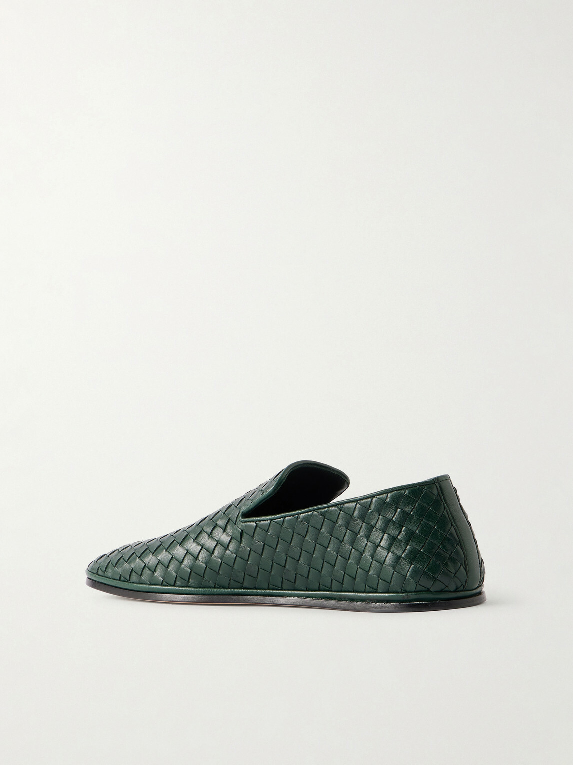 Bottega Veneta - Intrecciato Leather Loafers - Green