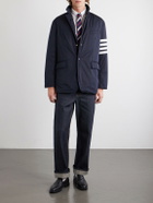 Thom Browne - Striped Shell Down Jacket - Blue
