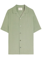 Che Valbonne Stripe-trimmed Shirt Light Green