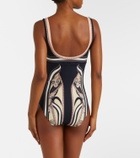 La DoubleJ Sunset printed swimsuit