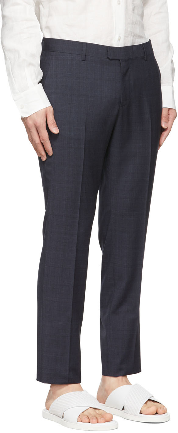 Z Zegna Blue Wool Suit