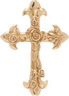 Emanuele Bicocchi Rose Cross Stud Single Earring