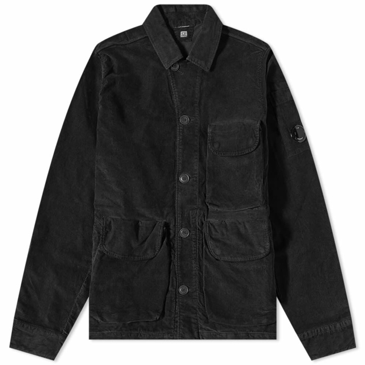 Photo: C.P. Company Men's Cord Chore Jacket in Black