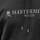 MASTERMIND WORLD Men's Rubbed Logo Hoodie in Black