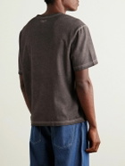 Séfr - Mauro Organic Cotton-Jersey T-Shirt - Brown