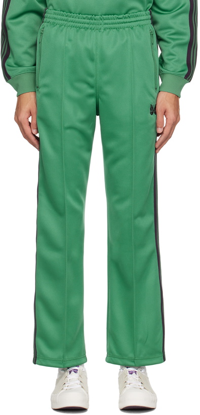 Photo: NEEDLES Green Drawstring Track Pants