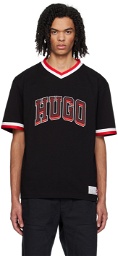 Hugo Black Relaxed-Fit T-Shirt