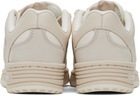 Converse Beige & Off-White Weapon Low Top Sneakers