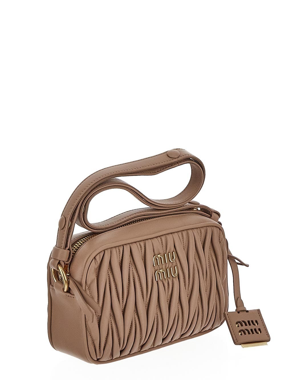 【MIU MIU】MATELASSE LEATHER SHOULDER BAG Miu Miu Matelassé Shoulder Bag
