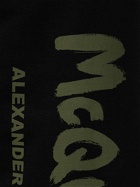 ALEXANDER MCQUEEN - Graffiti Logo Cotton Sweat Shorts