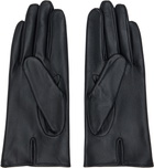 stein Black Leather Gloves