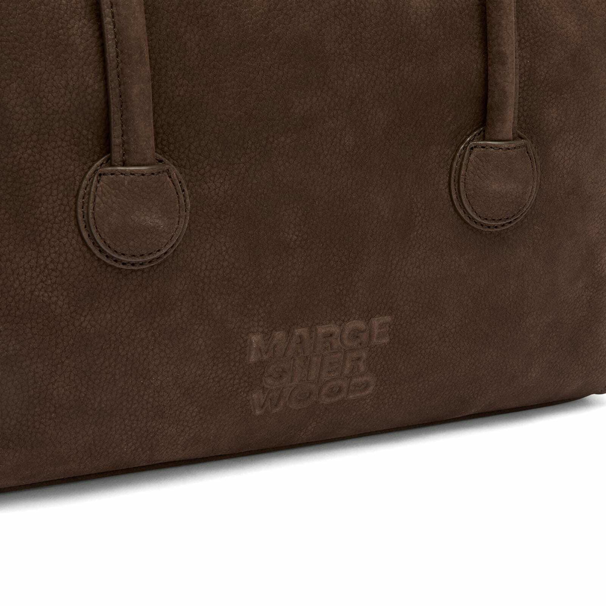 MARGESHERWOOD Women's Soft Boston Bag in Hush Nubuck 