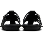 Comme des Garçons Homme Black VIBAe Edition Steer Smooth & Suede Sandals