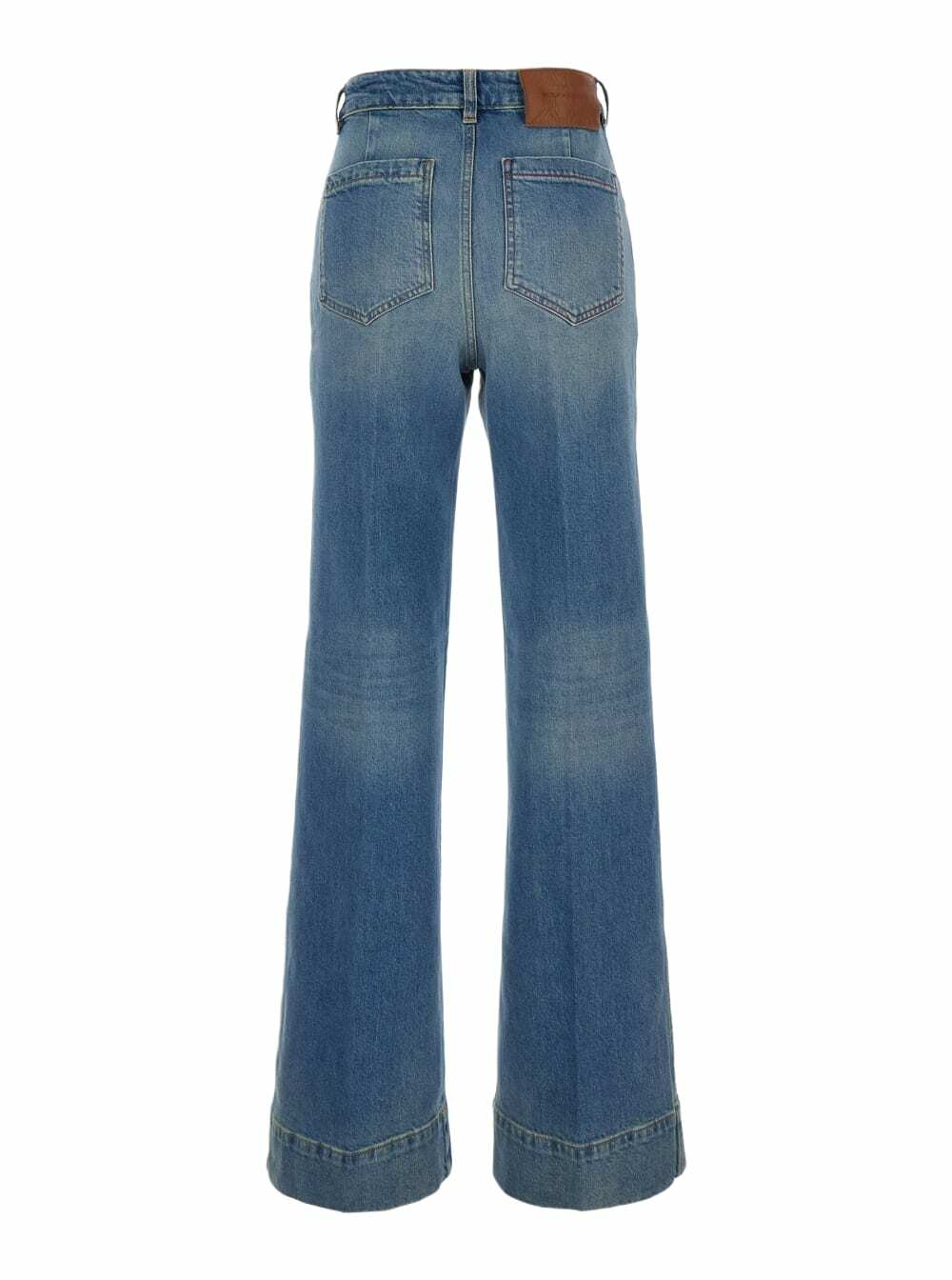 Victoria Beckham 24SS デニム・ジーパン ブルー系 Victoria Relaxed Jean In Mid Blue – Victoria Beckham Inc